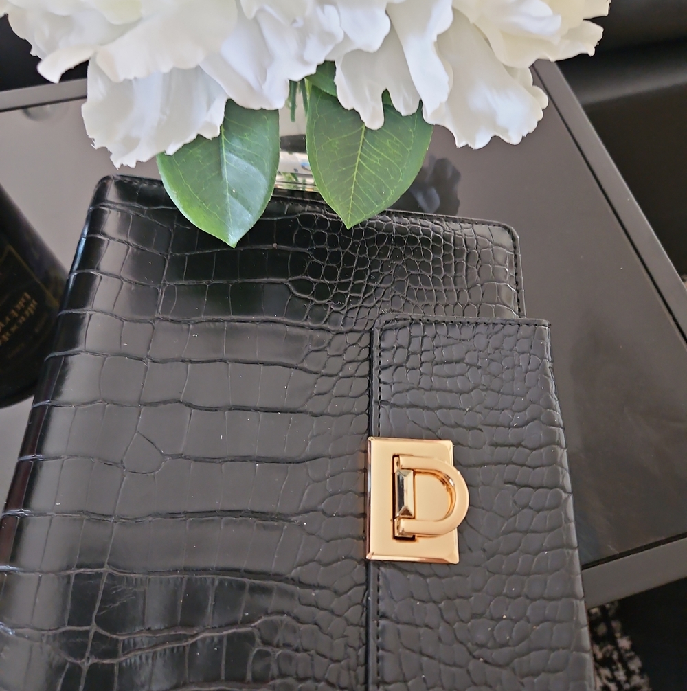 Black Crocodile Embossed PLANNER